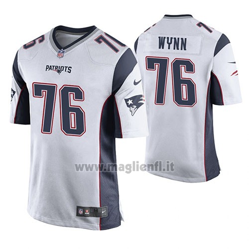 Maglia NFL Game New England Patriots Isaiah Wynn Bianco